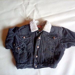 Boys Bugle Boy Denim and Fleece Jacket Size 3T